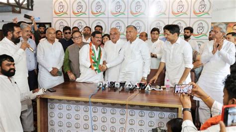 Former Haryana Minister And Bjp Leader Jagdish Yadav Joins Congress