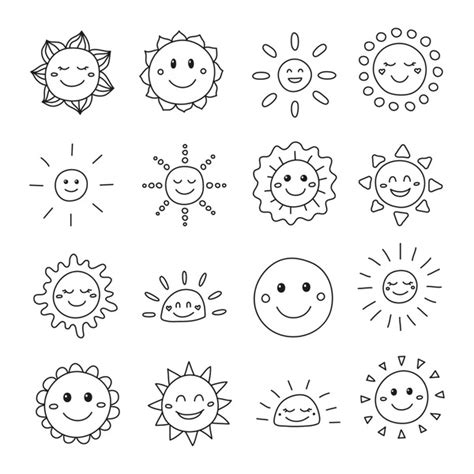 Cute Smileys Drawn By