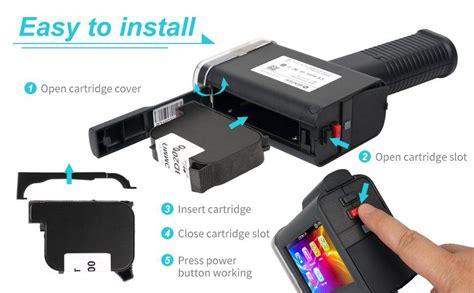 BENTSAI BT HH6105B2 Handheld Mobile Inkjet Printer