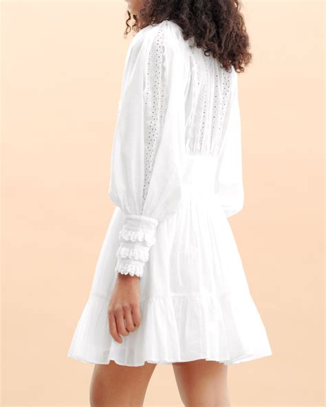 Bytimo Cotton Slub Mini Dress White