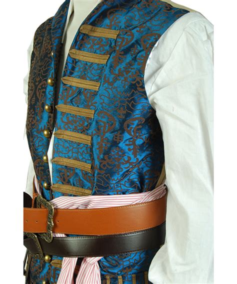 Pirates Of The Caribbean 4 Jack Sparrow Vest Costume Trendsincosplay