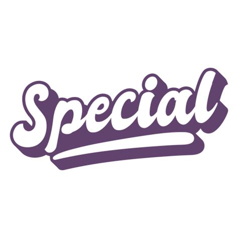 Special Purple Word Lettering Png And Svg Design For T Shirts