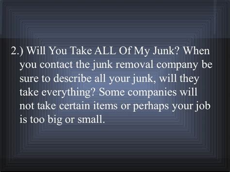 Free Junk Removal Quotes
