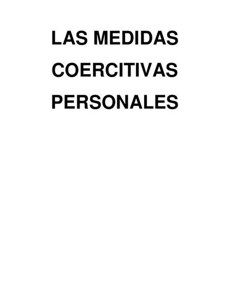 Pdf La Monografia Las Medidas Coercitivas Person Ales Dokumen Tips