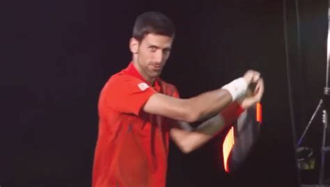 Djokovic shows off literally lit new Head racquet | Tennis.com