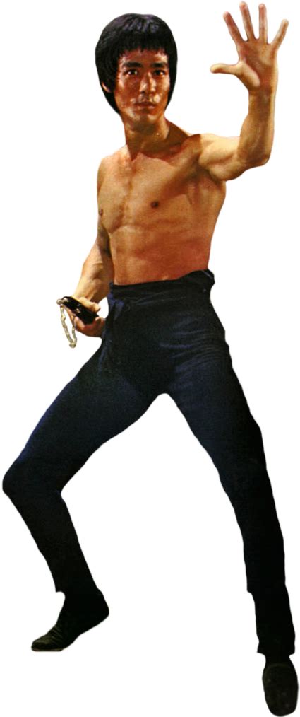 Bruce Lee Classic Fighting Stance