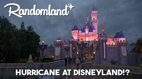 Disneyland In A Hurricane Youtube