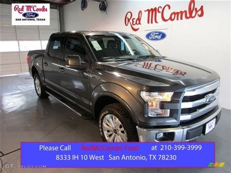 2015 Magnetic Metallic Ford F150 Lariat Supercrew 4x4 103869020 Photo 15 Car