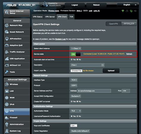 How To Setup Openvpn® Client For Asuswrt Merlin Router Vpn Unlimited