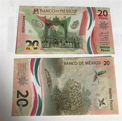 Nuevo Billete De 20 Pesos Del Bicentenario De La 53 Off