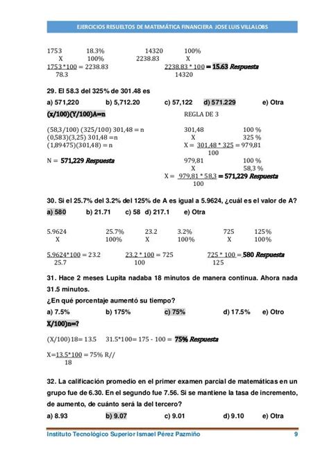 Ejercicios Resueltos De Matematica Financiera Para Descarga Studocu