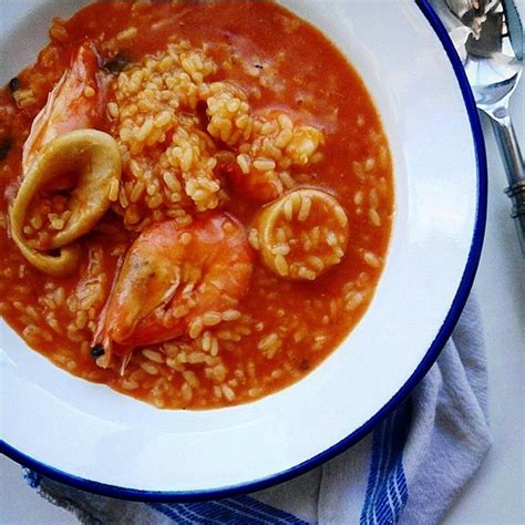 Receta De Arroz Caldoso De Calamares Y Langostinos Mari Cocinillas