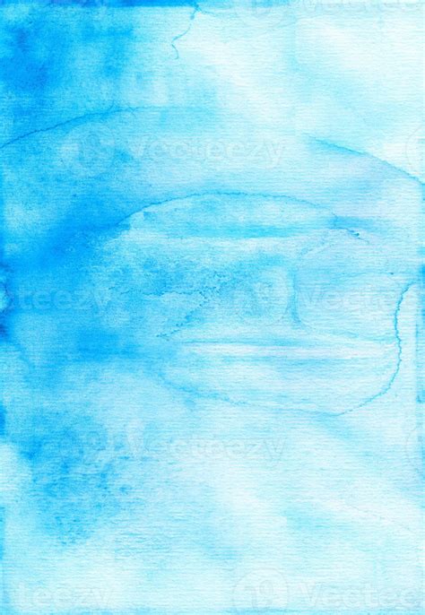 Watercolor old light blue and white gradient background texture. Pastel