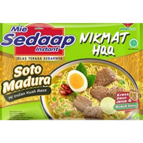 Jual Mie Sedaap Soto Madura Shopee Indonesia