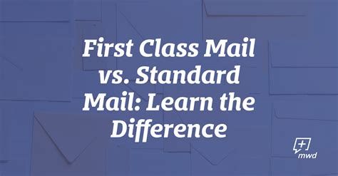 First Class Mail Vs Standard Mail Learn The Difference Midwest Direct