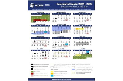 Secretaría De Educación De Yucatán Presenta Calendario Escolar Del