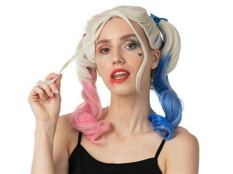 Harley Quinn Wig Harley Quinn Blonde Wig Deluxe Harley Etsy