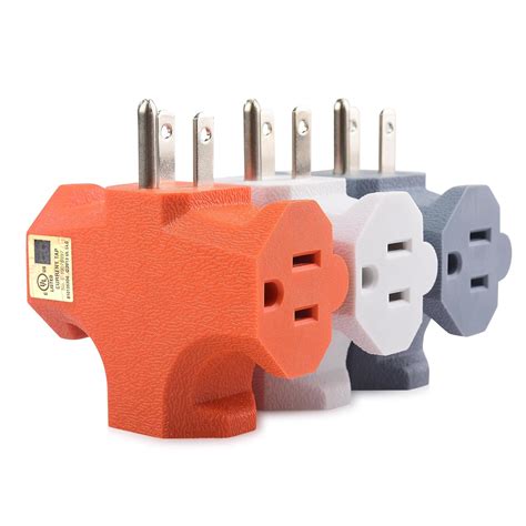 Ul Listed Cable Matters 3 Pack 3 Way Plug Adapter 15a 1875w In Combo