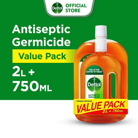 Dettol Antiseptic Disinfectant Germicide Liquid L Ml Value Pack