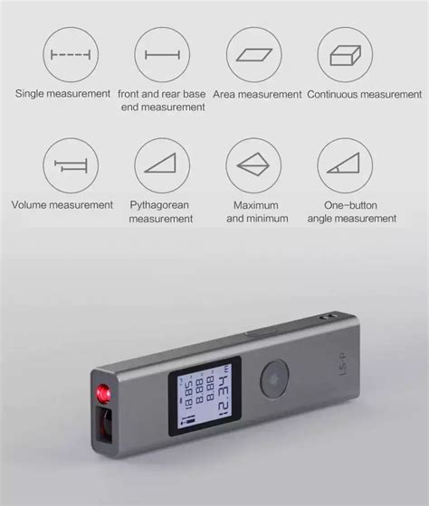 Xiaomi Duka Ls P Atuman Laser Measurement Range Finder Gadget Track Bd