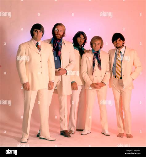 Beach Boys Us Pop Group About 1965 Stock Photo Alamy