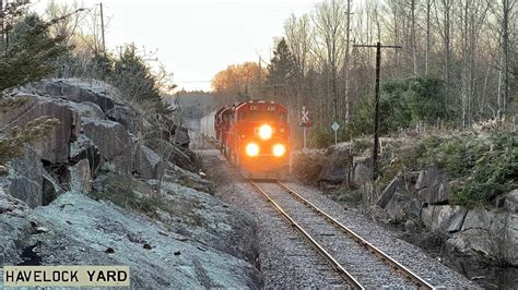 Kawartha Lake Railway Train To Nephton And Blue Mountain Youtube