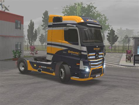 Skins Truck Simulator Ultimate Mercedes Actros Continental