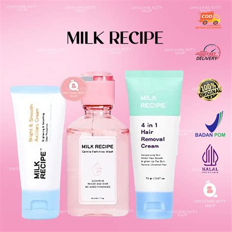 Jual Milk Recipe In Hair Removal Cream Bright Smooth Axillary