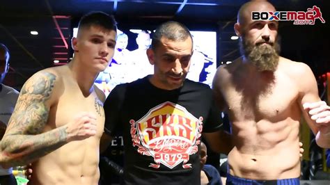 Pkt Finales Ludovic Millet Vs Vlad Tuinov Weigh Ins Youtube