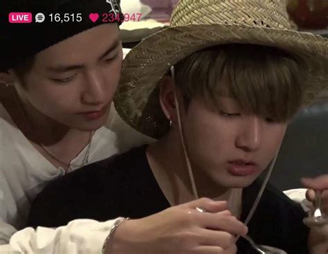 Taekook Being Loving And So So Close 💍😍😍🐯🐰vlive Bon Voyage Ep4 V