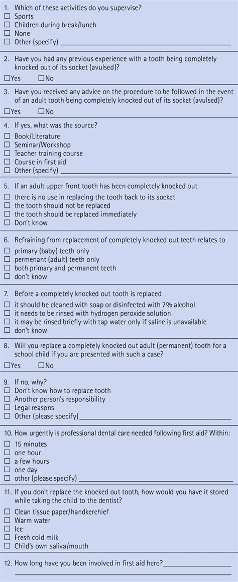 Questionnaire For Schools Gender £male £female Type Of Institution