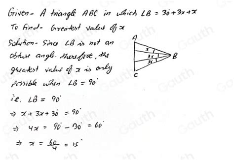 Solved The Diagram Shows Triangle ABC Angle ABC Is Not An Obtuse