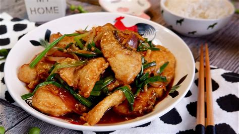 The Easiest Restaurant Style Spring Onion Ginger Fish Chinese Stir