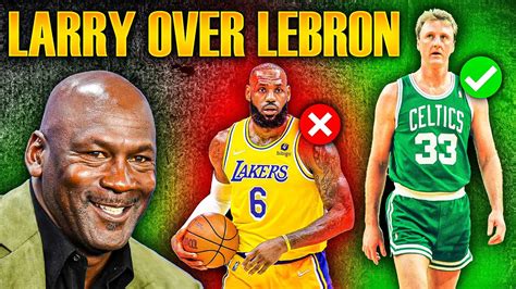 Michael Jordan Picks Larry Bird Over Lebron James Best Small Forward