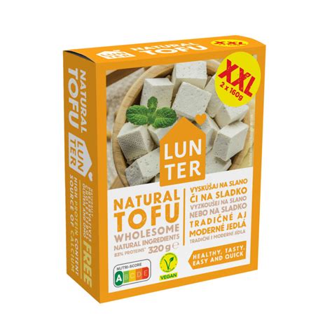 Tofu Natural XXL 320 G 2x160 G LUNTER CountryLife