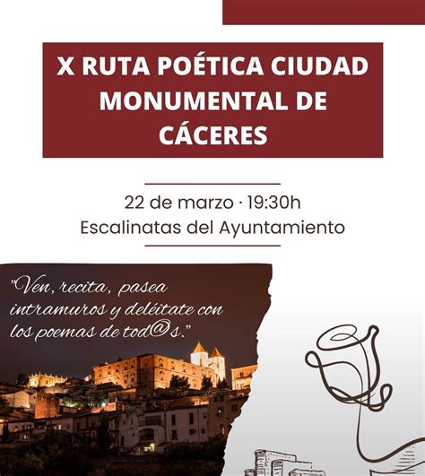 El Ayuntamiento celebra el Día de la Poesía con una ruta poética con