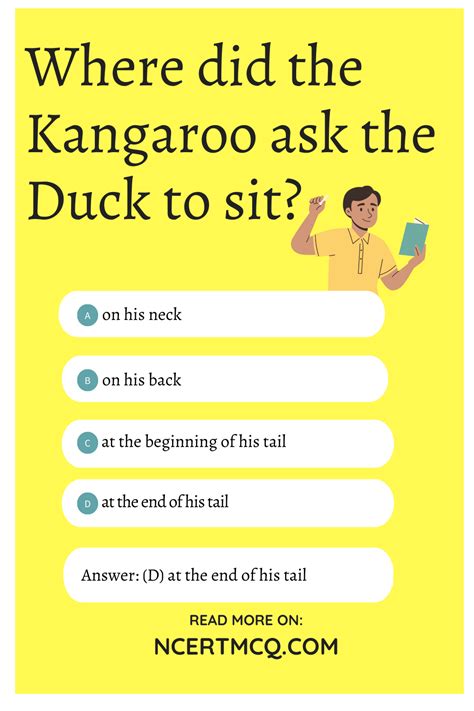 The Duck And The Kangaroo Class 9 MCQ Questions With Answers English