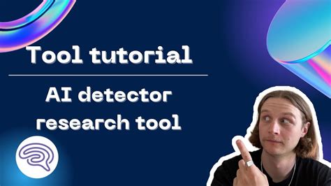 AI detector research tool | Tool tutorial - YouTube