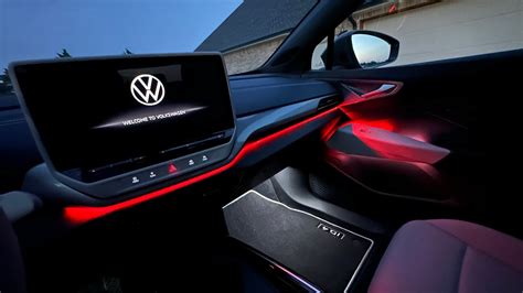 Volkswagen Id 4 Ambient Mood Lighting Demo Youtube