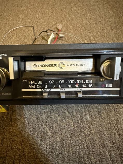 Vintage Pioneer Kp 3200 Classic Stereo Radio Cassette Player Kp 3200 Ebay