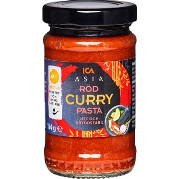 Currypasta R D G Ica Asia Handla Mat Online Fr N Din Lokala Ica Butik