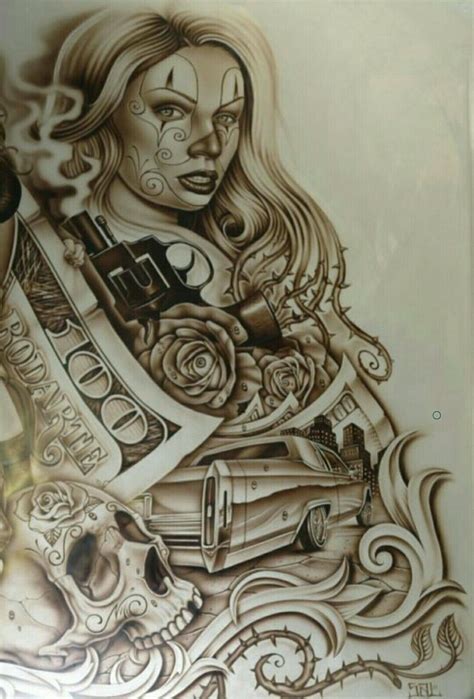 Pin On Chicano Arte Chicano Art Chicano Drawings Lowrider Art