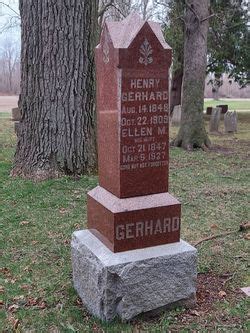 Henry Gerhard 1848 1909 Mémorial Find a Grave