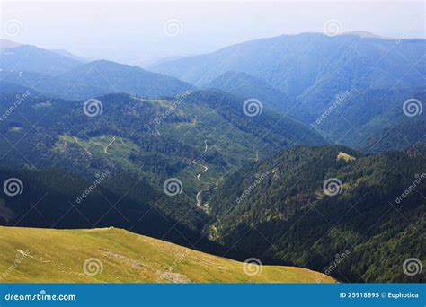 Beautiful Scenery from Transalpina Stock Image - Image of hill, journey ...