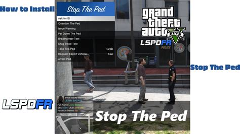 How To Install Stop The Ped In Lspdfr Youtube