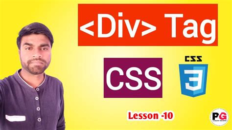 Div Tag Css Tutorial In Hindi How To Coding Div Tag In Html And Css