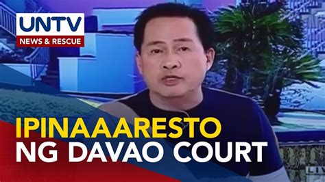 Arrest Warrant Vs Quiboloy At Iba Pa Inilabas Ng Davao Court Kaugnay