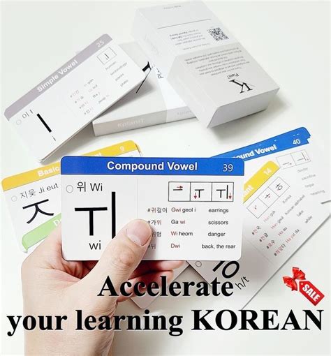 Korean Alphabet Flashcards Interactive Learning Tool