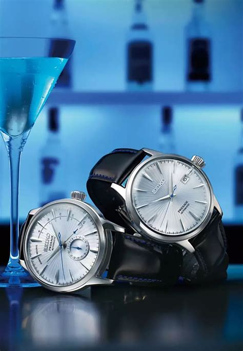 Seiko Seiko Presage Cocktail Time Skydiving Ice Blue Dial Black