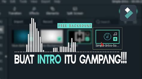 Cara Buat Intro Di Filmora Pelajaranku
